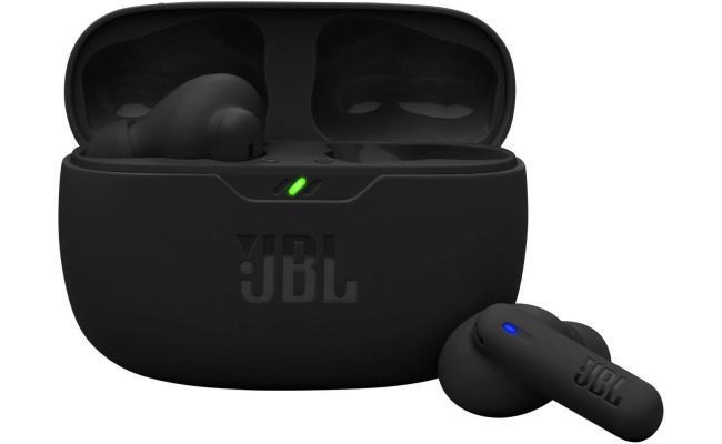 JBL Wave Beam 2 True Wireless Earbuds, 8mm Dynamic Driver, Bluetooth 5.3 Connectivity, Pure Bass Sound, Active Noise Cancelling, Smart Ambient Technology, 40hrs Total Playback - Black